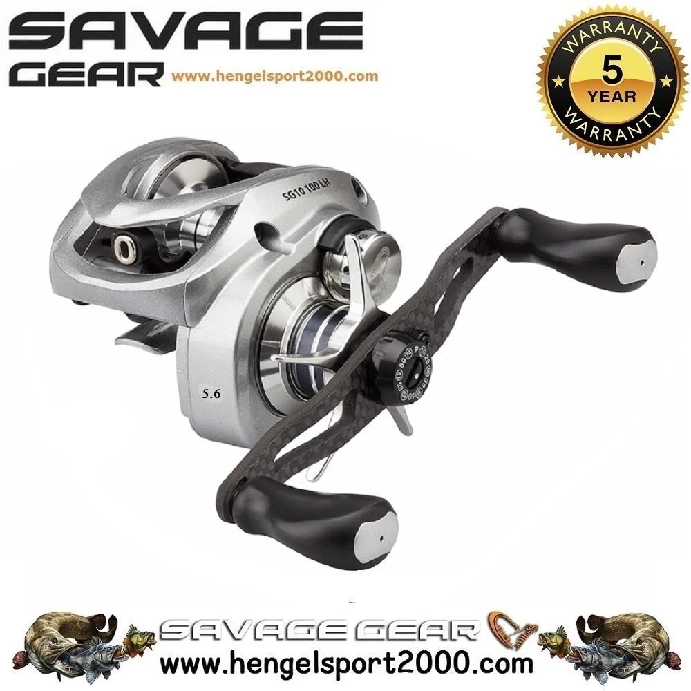 Savage Gear SG10 Baitcaster Reel 300 BC | Low Speed LH 3 Savage Gear SG10 Baitcaster Reel 300 BC | Low Speed LH