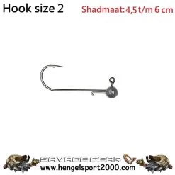 Savage Gear Ball Jig Heads Tournament Hook 2 (3 Stuks) | 5 Gram 3PCS