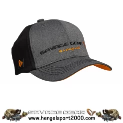 Savage Gear Strike Cap Grey Melange Black