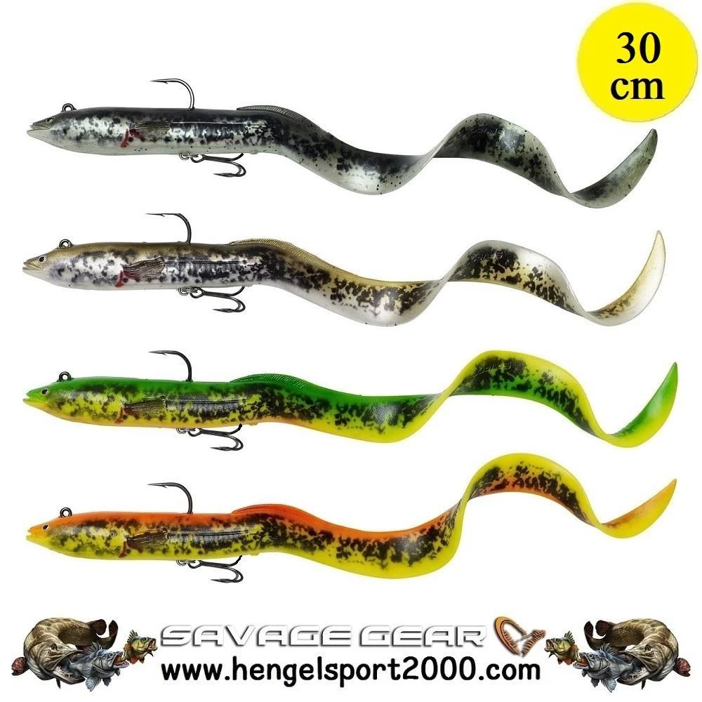 Savage Gear 4D Real Eel Ready To Fish 30cm | Fire Tiger PHP 3 Savage Gear 4D Real Eel Ready To Fish 30cm | Fire Tiger PHP