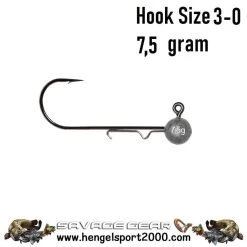 Savage Gear Ball Jig Heads Tournament Hook 3-0 (3 Stuks) | 7.5 Gram 3PCS -Kortingswinkel Voor Visuitrusting 210416f7579708c0f31ae59f90d9d41c