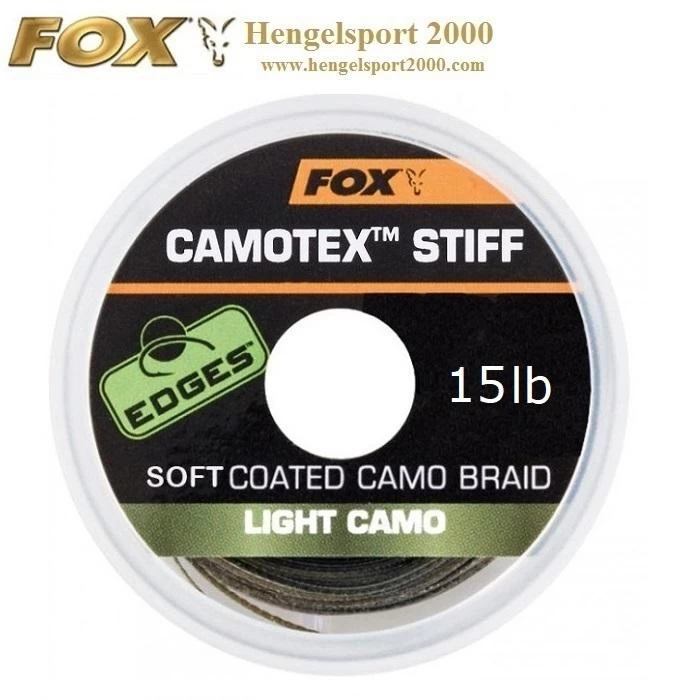 Fox Camotex Stiff Light Camo | 15LB 4 Fox Camotex Stiff Light Camo | 15LB - Afbeelding 2