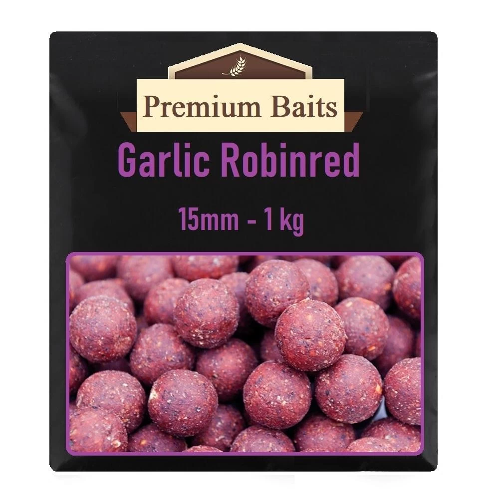 Premium Garlic Robinred Boilies 15mm 1 Kg 3 Premium Garlic Robinred Boilies 15mm 1 Kg