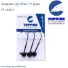 Toppies Fishing Tungsten Jigheads Black 3.5 Gram | H1 (3 PCS) -Kortingswinkel Voor Visuitrusting 421d68a3ea698504d36b41338aeb6600