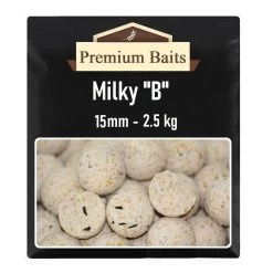 Premium Milky B Boilies 15mm 2,5 Kg