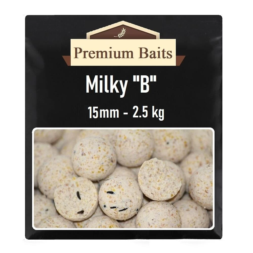 Premium Milky B Boilies 15mm 2,5 Kg 3 Premium Milky B Boilies 15mm 2,5 Kg