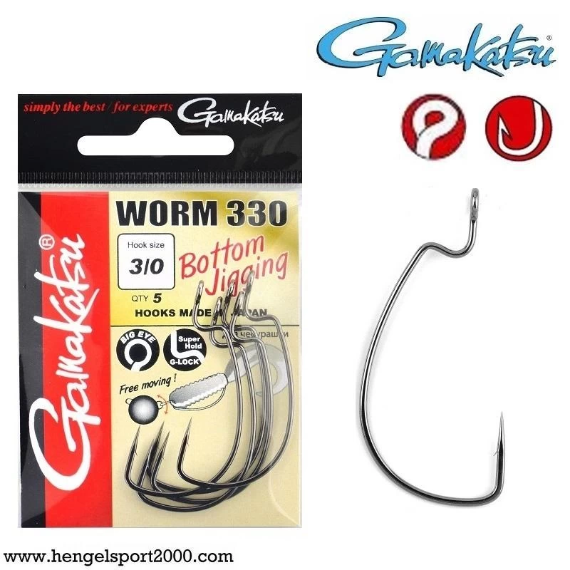 Gamakatsu Worm 330 Bottom Jigging | Size 1 3 Gamakatsu Worm 330 Bottom Jigging | Size 1