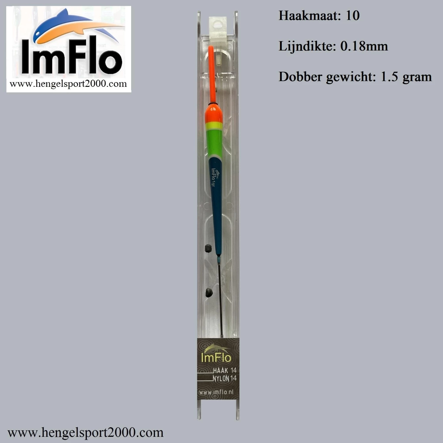 Witvis Tuigje Type-A19 Dobber 1,5 Gram 3 Witvis Tuigje Type-A19 Dobber 1,5 Gram