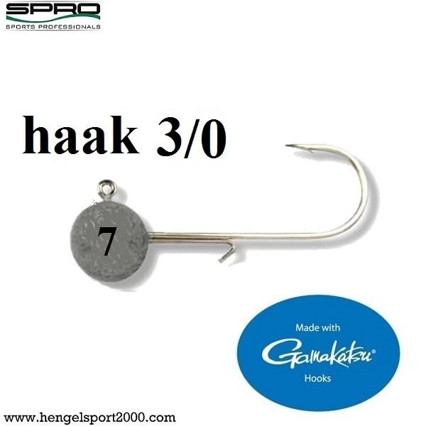 Spro Round Jig Head Hooks Size 3-0 (4 Stuks) | 7 Gram 4 Spro Round Jig Head Hooks Size 3-0 (4 Stuks) | 7 Gram - Afbeelding 2