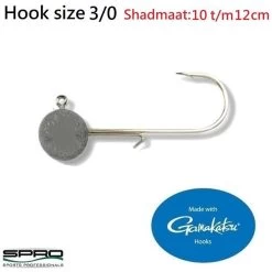 Spro Round Jig Head Hooks Size 3-0 (4 Stuks) | 7 Gram