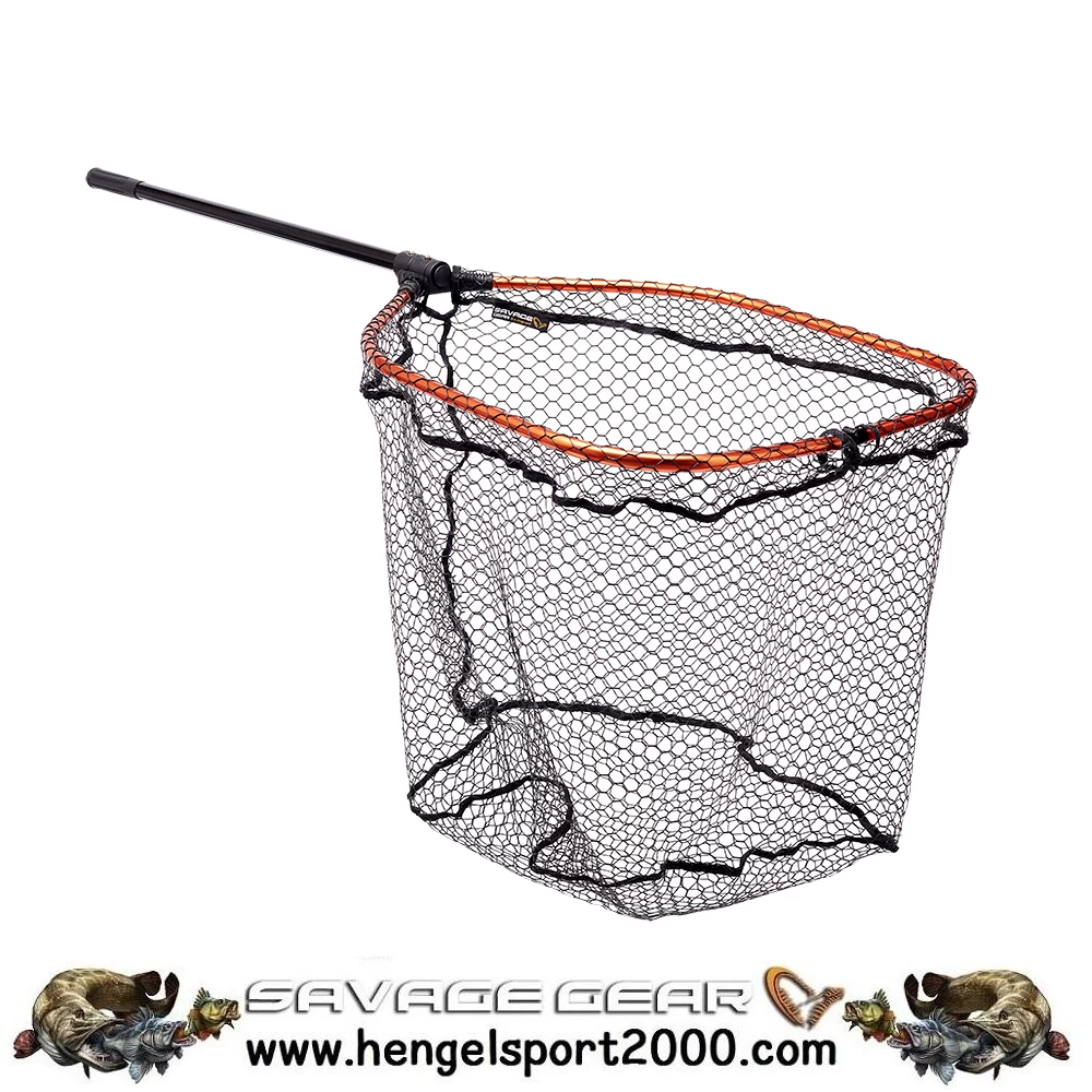 Savage Gear Pro Folding Net Telescopic L 65x50x70cm Rubber Mesh 20mm 5 Savage Gear Pro Folding Net Telescopic L 65x50x70cm Rubber Mesh 20mm - Afbeelding 3
