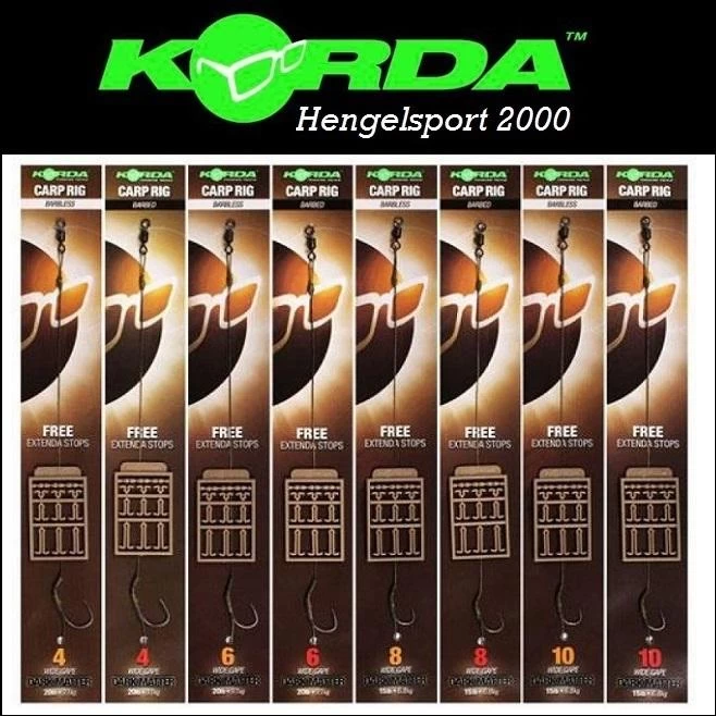 Korda Carp Rigs Wide Gape | Size 4 5 Korda Carp Rigs Wide Gape | Size 4 - Afbeelding 3
