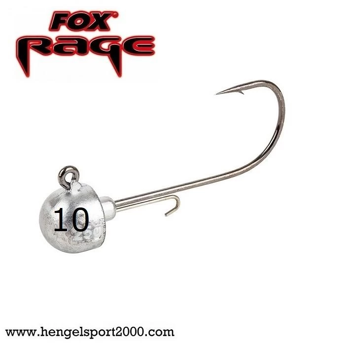 FOX RAGE Fox Pro Jig Heads 8-0 | 10 Gram 4 FOX RAGE Fox Pro Jig Heads 8-0 | 10 Gram - Afbeelding 2