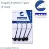 Toppies Fishing Tungsten Jigheads Black 2.7 Gram | H1 (4 PCS) -Kortingswinkel Voor Visuitrusting 8be24870a6b67452946c987851ef0174