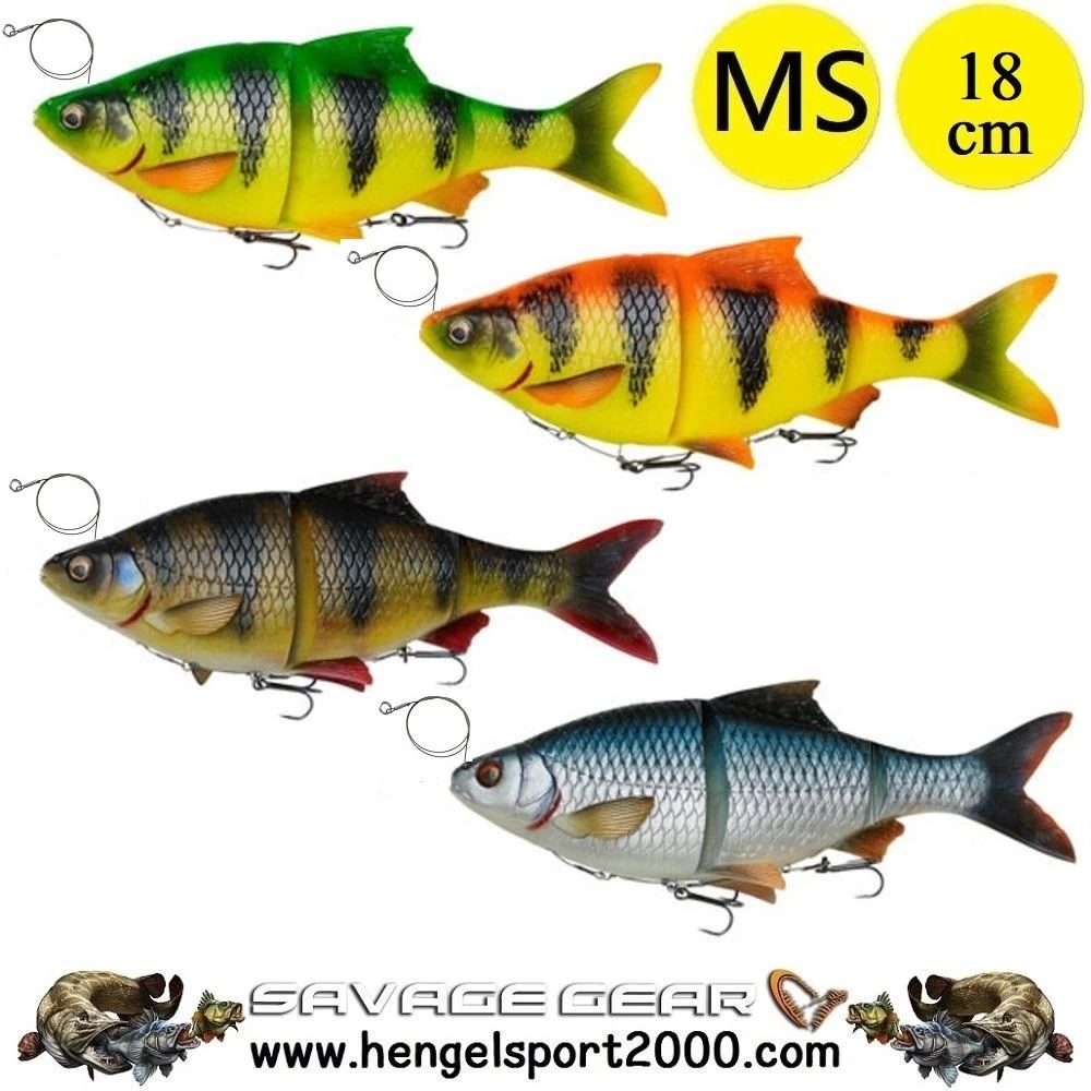 Savage Gear 4D Line Thru Roach 18 Cm MS | Firetiger 3 Savage Gear 4D Line Thru Roach 18 Cm MS | Firetiger