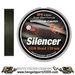 Savage Gear HD8 Silencer Braid 120 Mtr | 0.09 Mm - 4.7 Kg