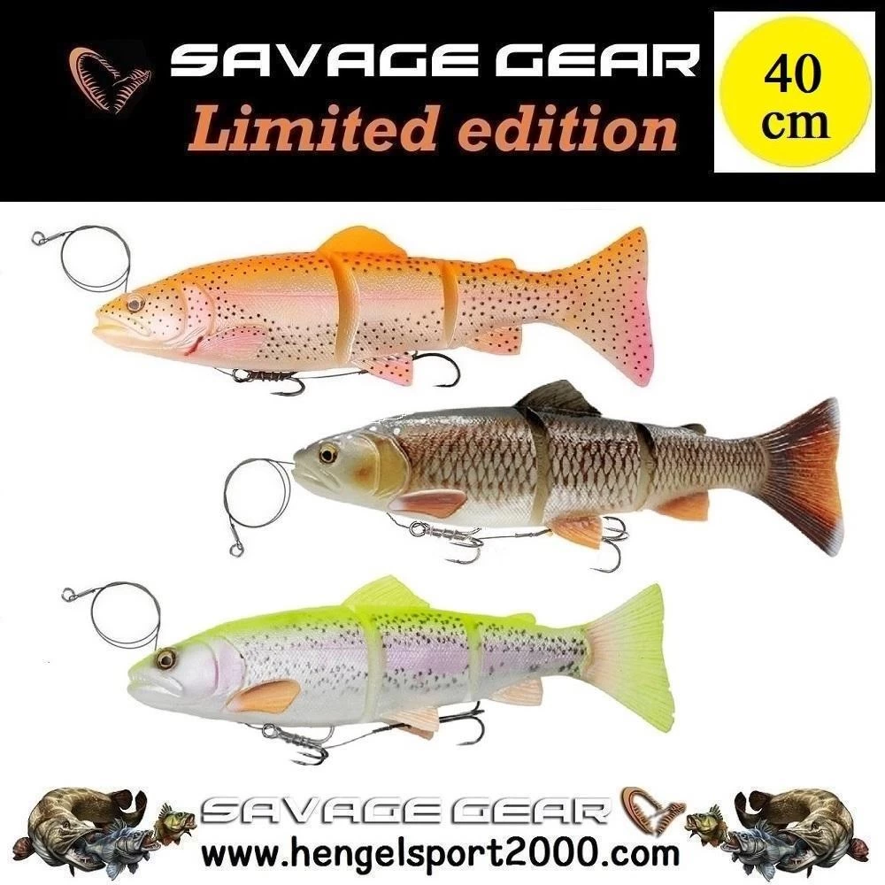 Savage Gear 4D Line Thru Trout 40 Cm | Brown Trout UV Belly SS 3 Savage Gear 4D Line Thru Trout 40 Cm | Brown Trout UV Belly SS