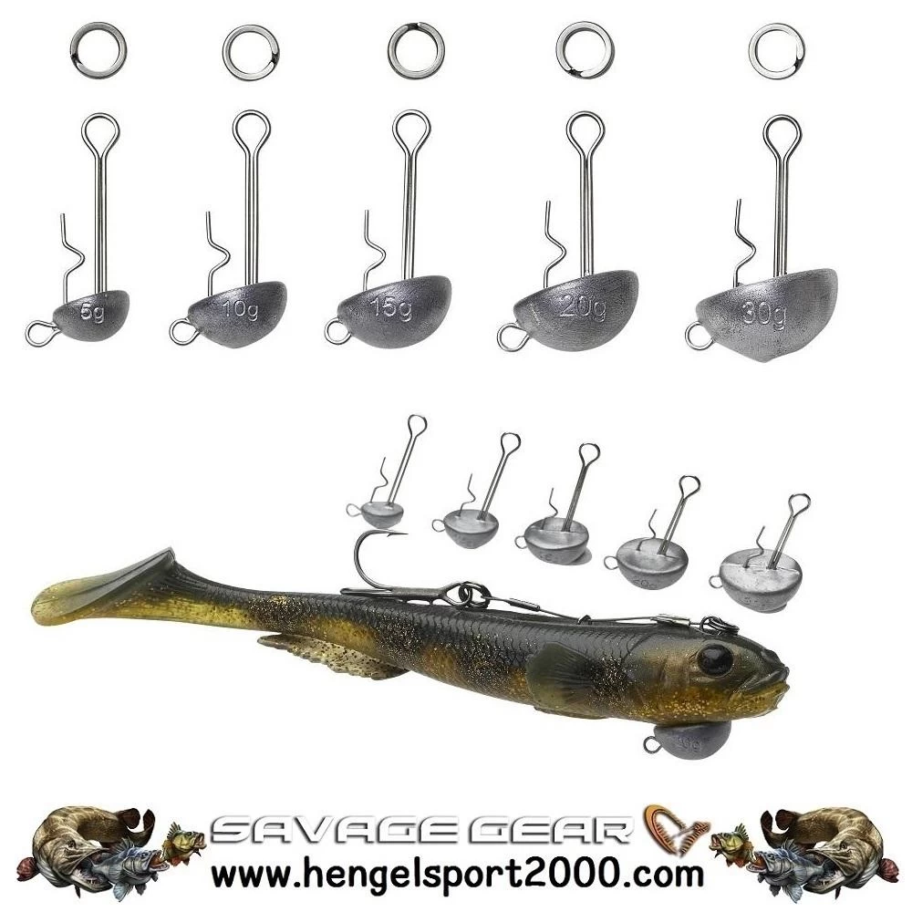 Savage Gear Punch Rig Heads | 5 Gram (3pcs) 3 Savage Gear Punch Rig Heads | 5 Gram (3pcs)