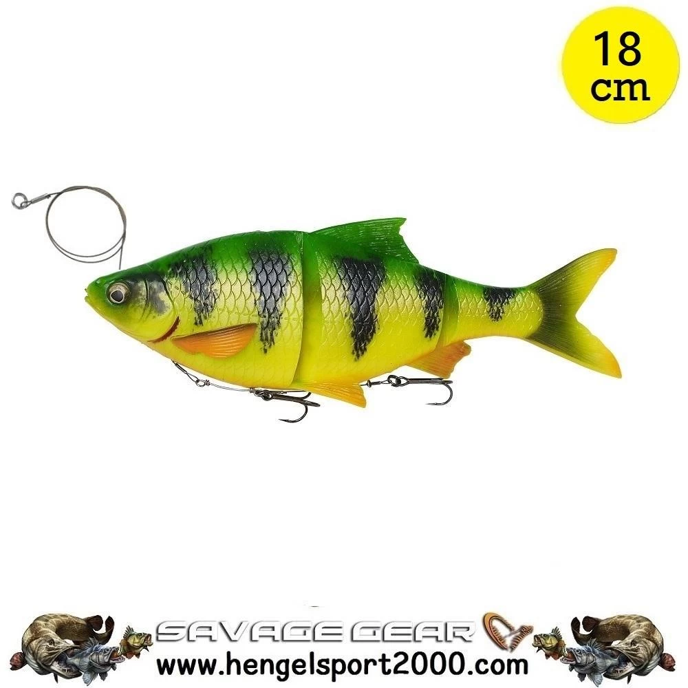 Savage Gear 4D Line Thru Roach 18 Cm MS | Firetiger 4 Savage Gear 4D Line Thru Roach 18 Cm MS | Firetiger - Afbeelding 2