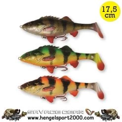 Savage Gear 4D Perch Shad 17.5 Cm | Albino