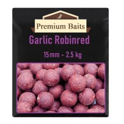 Premium Garlic Robinred Boilies 15mm 2,5 Kg