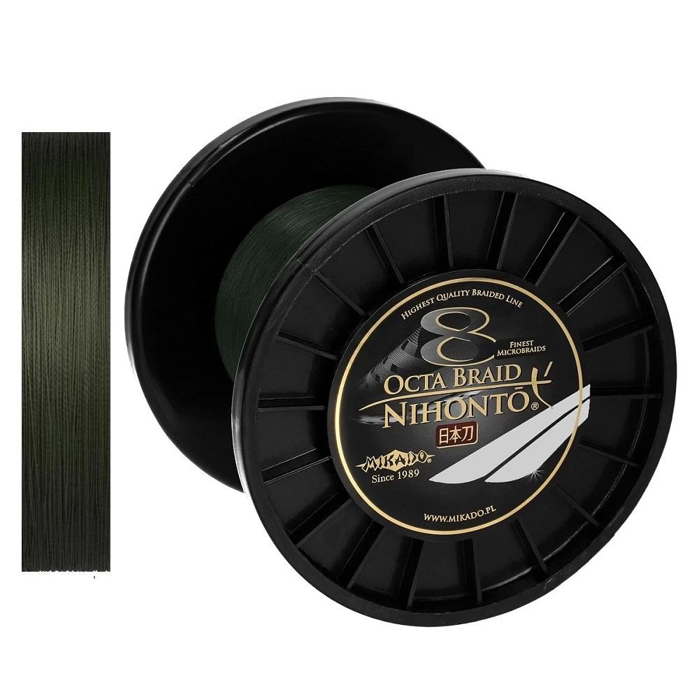 Mikado Nihonto Octa 8 Braid Green 0.14mm 10.15kg | 100 Meter 3 Mikado Nihonto Octa 8 Braid Green 0.14mm 10.15kg | 100 Meter