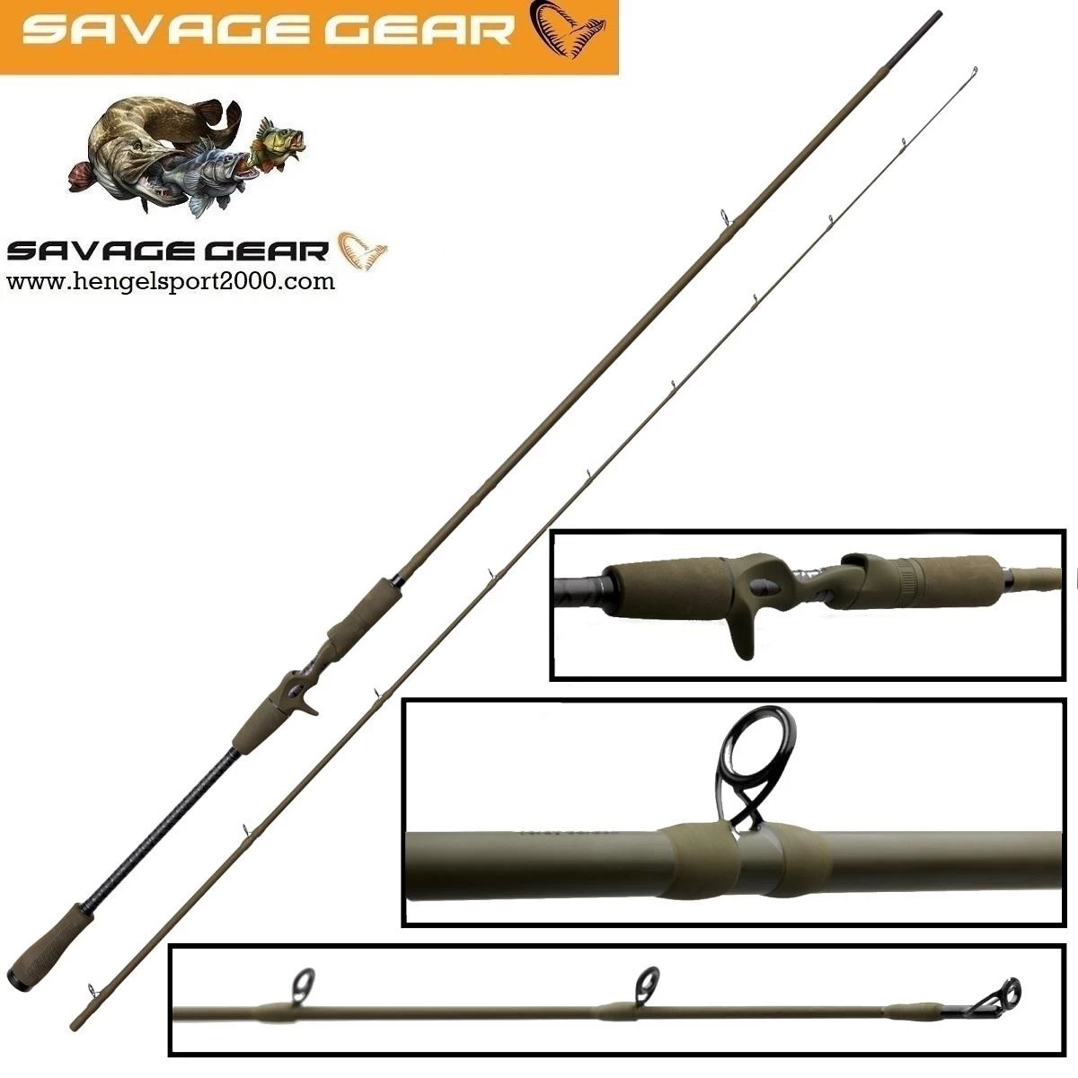 Savage Gear SG4 Power Game Trigger 259 Cm 60 - 110 Gram 3 Savage Gear SG4 Power Game Trigger 259 Cm 60 - 110 Gram
