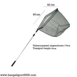 Klapnet Nylon 185cm Net 40x40cm