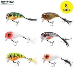 Spro Fat Iris 80 | Chrome Perch