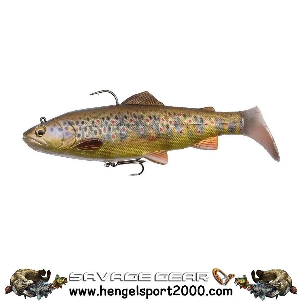 Savage Gear 4D Rattle Trout 12.5 Cm | Dark Brown 4 Savage Gear 4D Rattle Trout 12.5 Cm | Dark Brown - Afbeelding 2