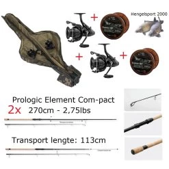 Karperset Prologic Element Com-pact 2 Rods 9FT